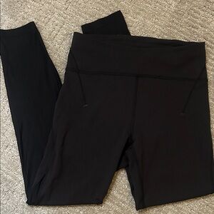 Black High-Waisted Leggings